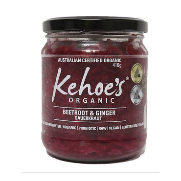 Kehoeâ€™s Kitchen Beetroot and Ginger Sauerkraut 410g